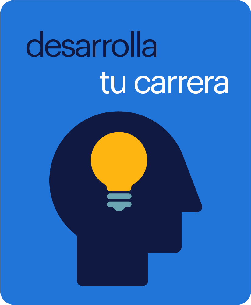 ícono gráfico de una cabeza con un foco dentro representando la generación de ideas