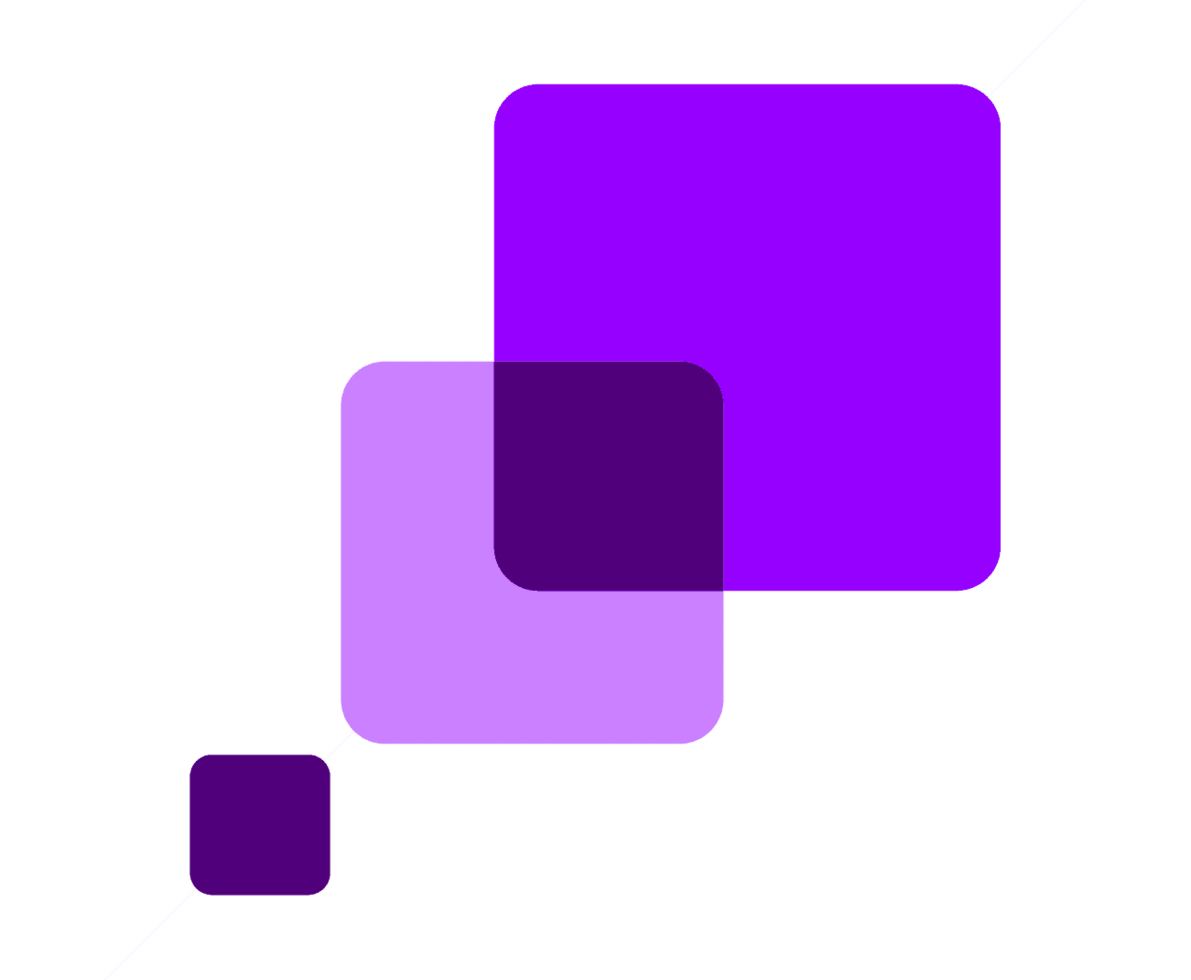 logo de 3 cuadrados.