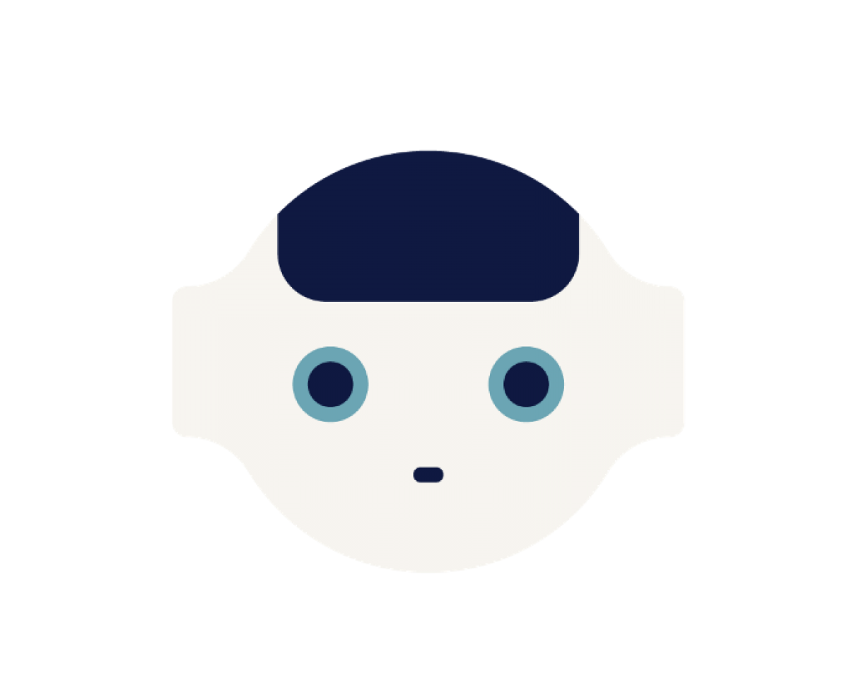 ícono gráfico de un robot
